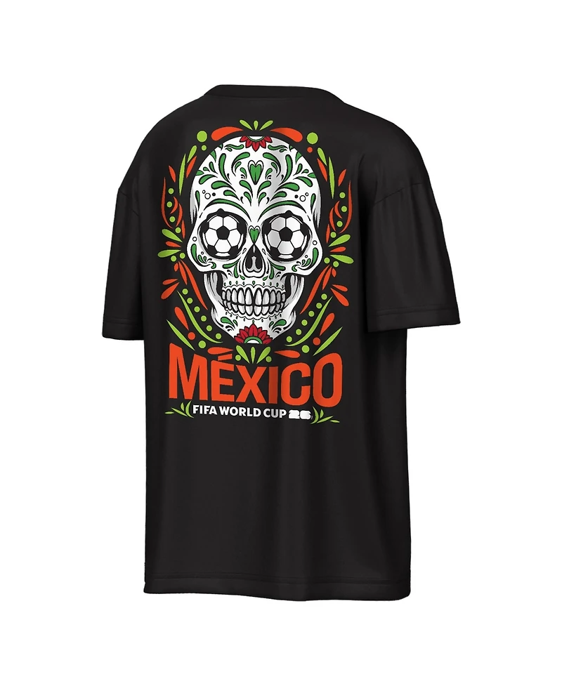 Outerstuff Men's Black Fifa World Cup 2026 Rally Oversized 2-Hit T-Shirt