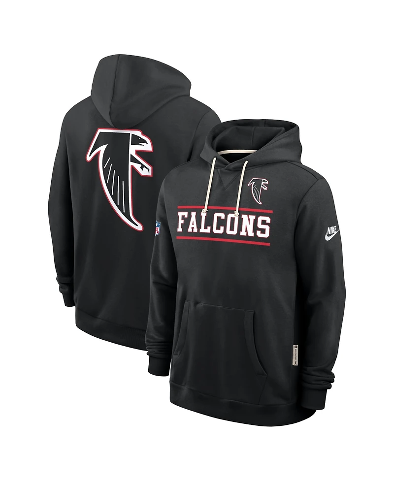Nike Men's Black Atlanta Falcons Alt Sideline Standard Issue Dri-fit Hoodie