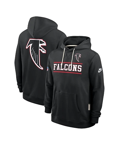 Nike Men's Black Atlanta Falcons Alt Sideline Standard Issue Dri-fit Hoodie