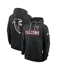 Nike Men's Black Atlanta Falcons Alt Sideline Standard Issue Dri-fit Hoodie