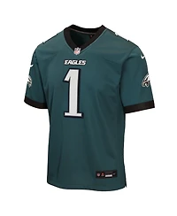Nike Big Boys and Girls Jalen Hurts Midnight Green Philadelphia Eagles Team Game Jersey