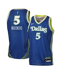Nike Big Boys and Girls Paige Bueckers Blue Dallas Wings Victory Rebel Edition Jersey