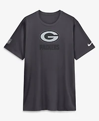 Nike Men's Anthracite Green Bay Packers Sideline Lead The Charge Legend Dri-fit T-Shirt