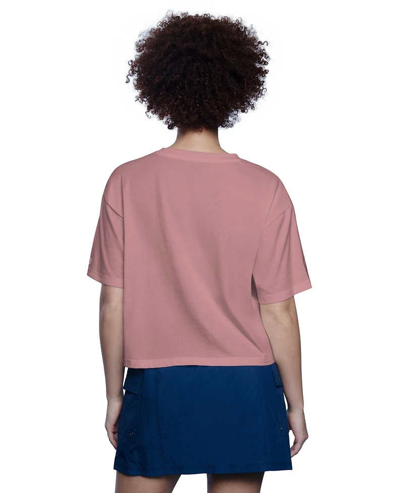 Starter Women's Pink St. Louis Cardinals Play the Ball Boxy Cropped T-Shirt