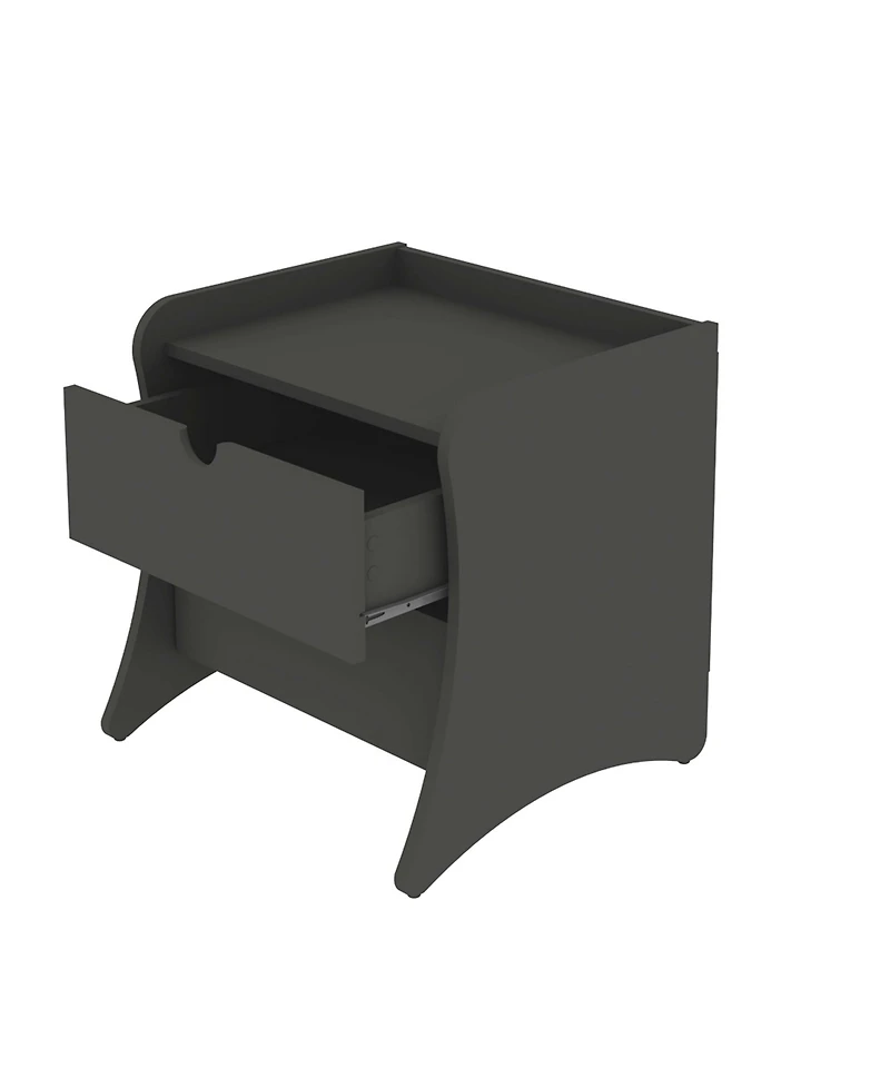 Manhattan Comfort Coney 2-Piece 20" 2-Drawer Nightstands