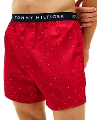 Tommy Hilfiger Men's Cotton Classics Woven Boxer Briefs, 3-Pack Set