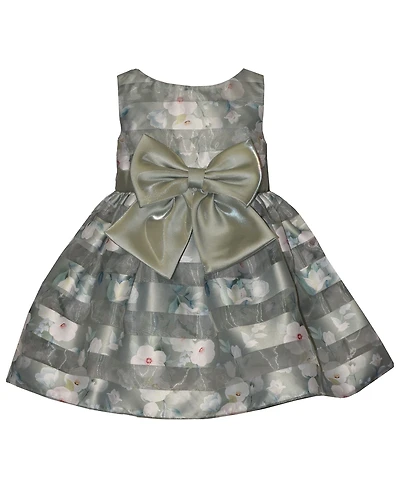 Bonnie Baby Girls' Shadow Stripe Party Dress