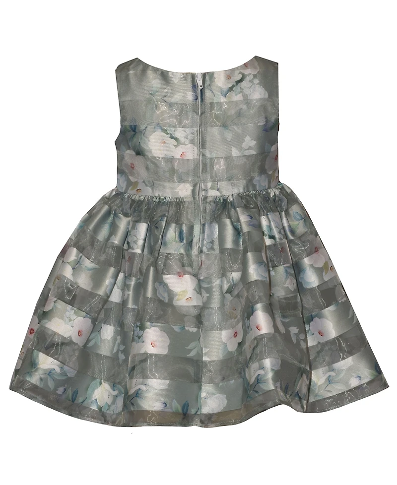 Bonnie Baby Girls' Shadow Stripe Party Dress