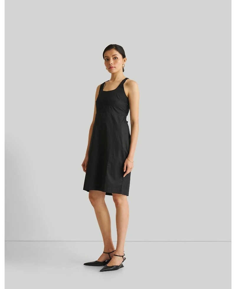 Fitted Knee Length Women's Dress