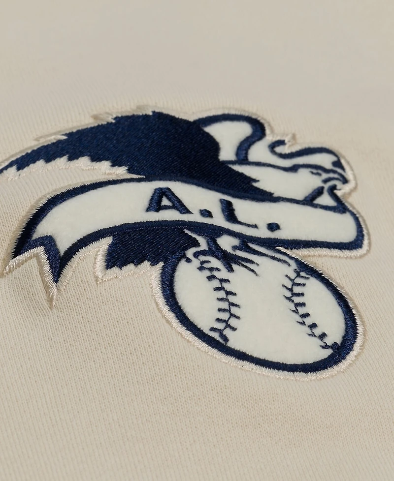 Mitchell & Ness Men's Cream Detroit Tigers Yacht Rock Fleece Hoodie