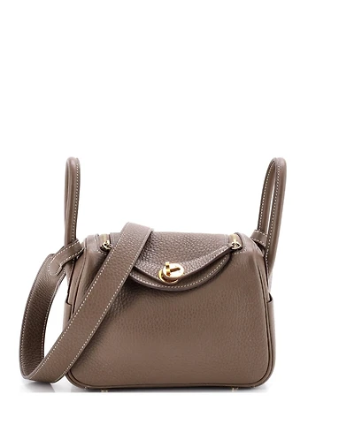 Pre-Owned HERMES Mini Lindy Bag Clemence