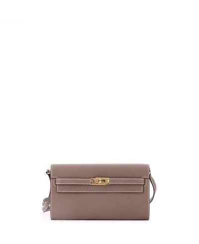 Pre-Owned HERMES Kelly To Go Wallet Evercolor