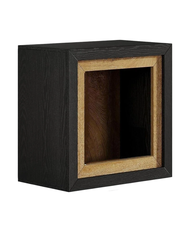 Slickblue Living Room Modern End Table with Geometric Frame Design