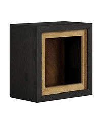 Slickblue Living Room Modern End Table with Geometric Frame Design