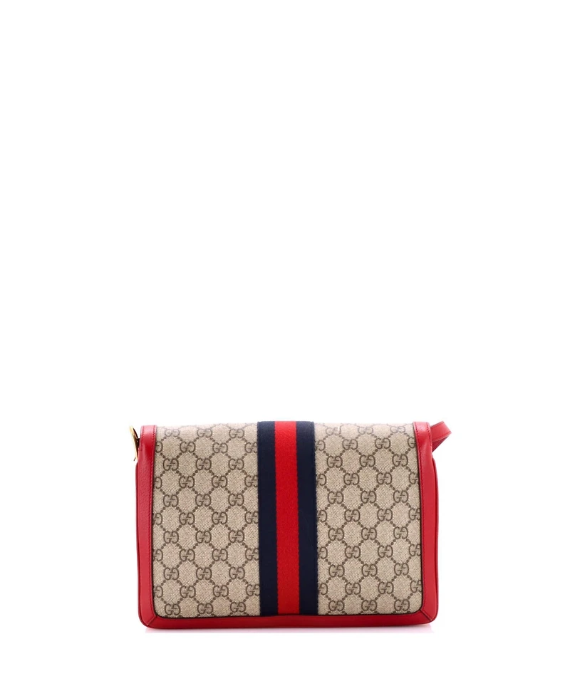 Pre-Owned Gucci Medium Queen Margaret Shoulder Bag Gg Coated Canvas