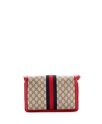 Pre-Owned Gucci Medium Queen Margaret Shoulder Bag Gg Coated Canvas