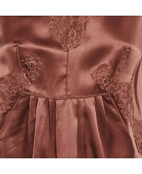 Pre-Owned Dolce & Gabbana Women's Pre-Owned Dolce and Gabbana Satin Lace Detail Dress