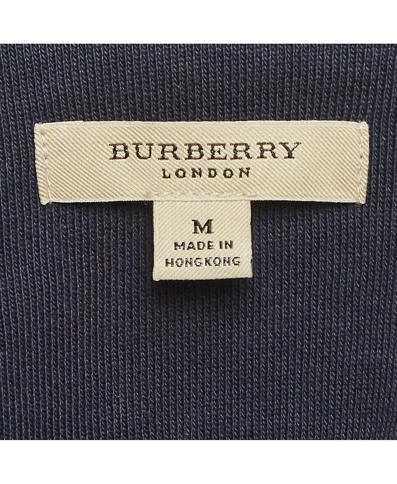 Pre-Owned Burberry Men's Cotton Knit Zip-Up Jacket