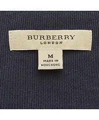 Pre-Owned Burberry Men's Cotton Knit Zip-Up Jacket