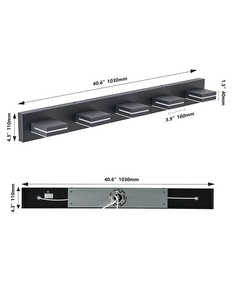 Busdays Light Modern Led Vanity Light Wall Sconce for Bathroom and Mirror Sleek Minimalist Design Easy Installation