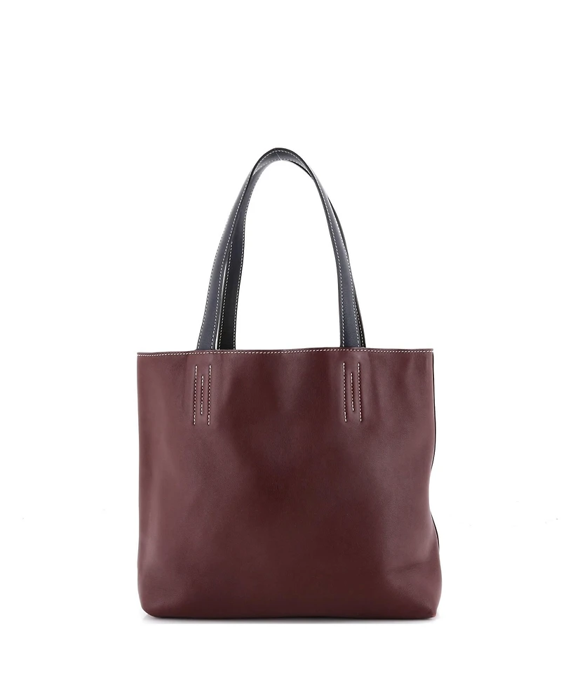 Pre-Owned HERMES 28 Double Sens Tote Veau Sikkim