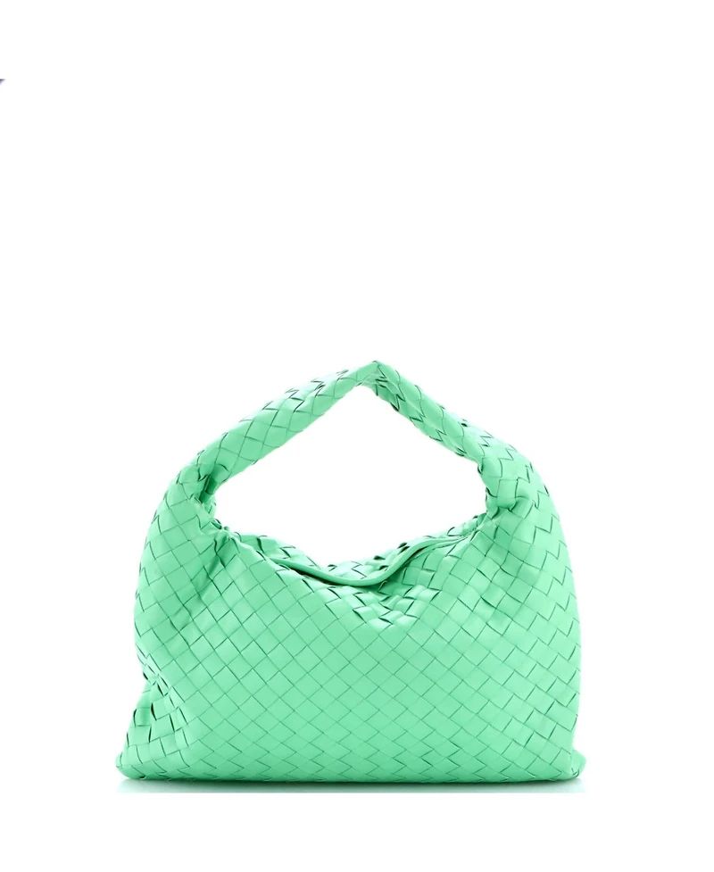 Pre-Owned Bottega Veneta Small Hop Hobo Intrecciato Leather