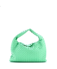 Pre-Owned Bottega Veneta Small Hop Hobo Intrecciato Leather