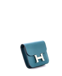 Pre-Owned HERMES Constance Slim Wallet Evercolor