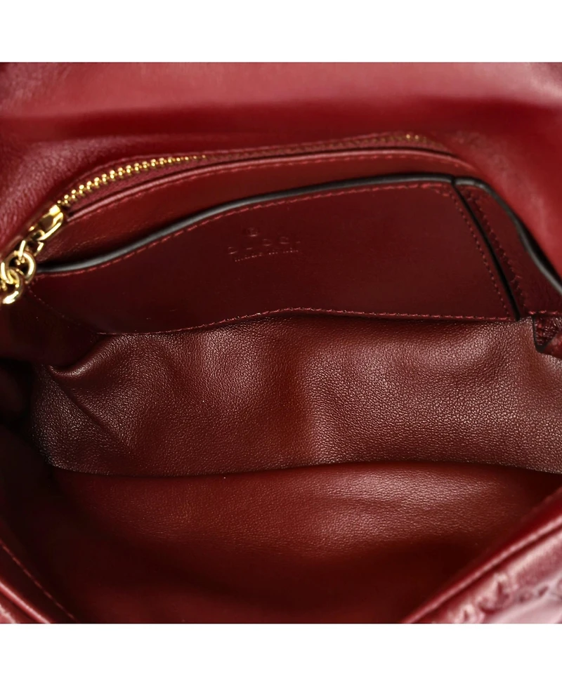 Pre-Owned Gucci Mini Gg Milano Top Handle Bag Guccissima Leather