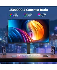 Z-edge Infinyx Series X27 Oled 2K Qhd 2560x1440 240Hz Gtg 0.03ms Gaming Monitor, with Adjustable Stand