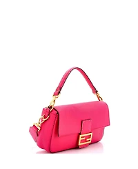 Pre-Owned Fendi Medium Selleria Baguette Nm Bag Leather