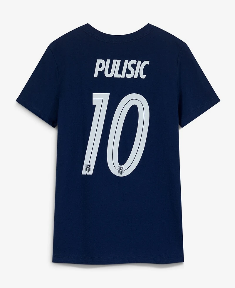 Nike Women's Christian Pulisic Navy Usmnt Away Name Number T-Shirt