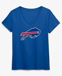 Logo Athletic Women's Royal Buffalo Bills Primary V-Neck T-Shirt