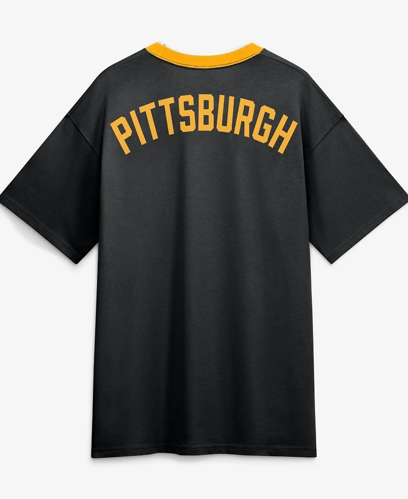 Nike Men's Black Pittsburgh Pirates Cooperstown Collection Ringer T-Shirt