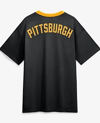 Nike Men's Black Pittsburgh Pirates Cooperstown Collection Ringer T-Shirt