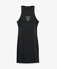Fanatics Women's Black Las Vegas Raiders Push Beyond Tri-Blend Ribbed Sleeveless Dress