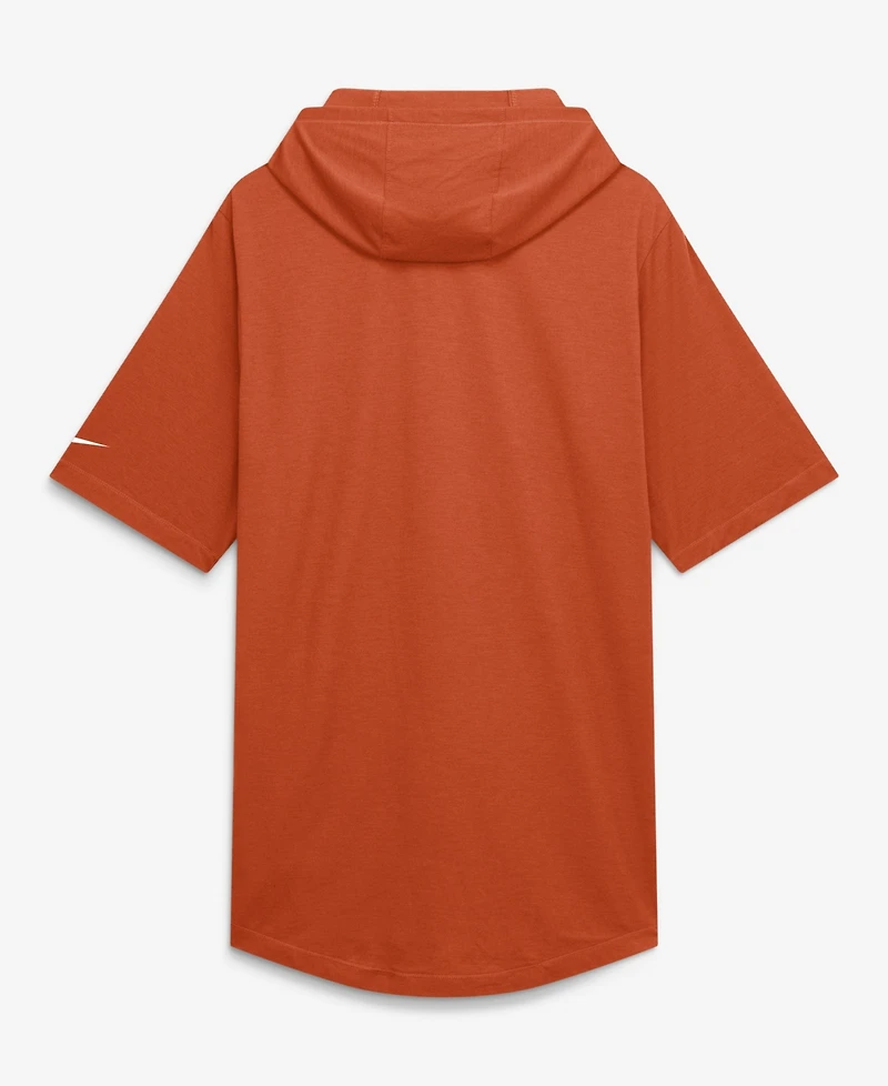 Nike Men's Orange Chicago Bears Tri-Blend Hooded T-Shirt