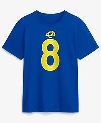 Nike Men's Jared Verse Royal Los Angeles Rams Name Number T-Shirt