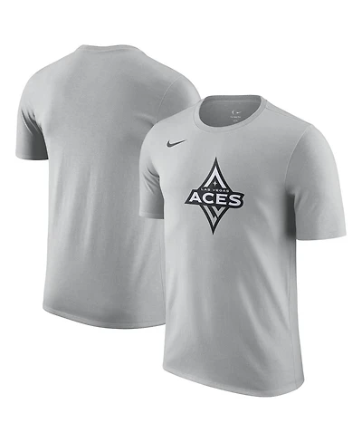 Nike Men's and Women's Silver Las Vegas Aces Essential Logo Dri-fit T-Shirt