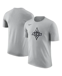 Nike Men's and Women's Silver Las Vegas Aces Essential Logo Dri-fit T-Shirt