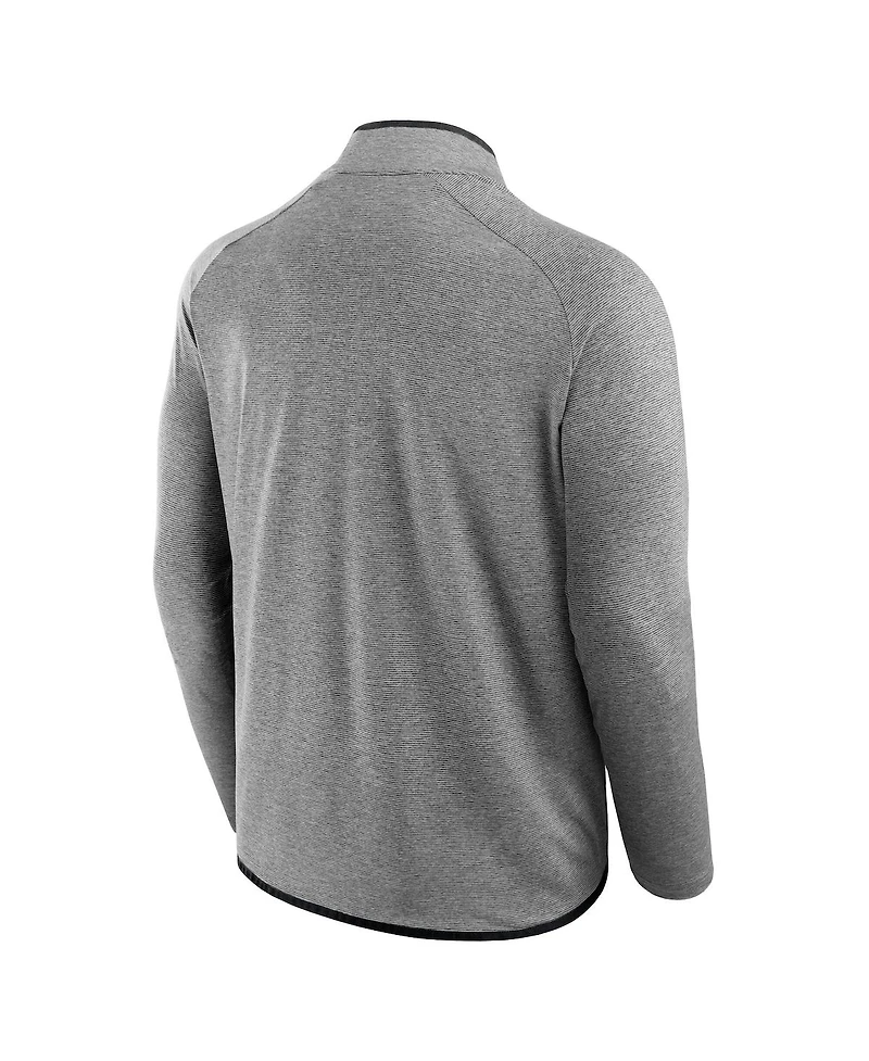 Fanatics Men's and Women's Charcoal Cincinnati Bengals Front Office Performance Primary Quarter-Zip Jacket