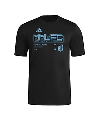 Adidas Men's Black Minnesota United Fc Aeroready Pregame T-Shirt