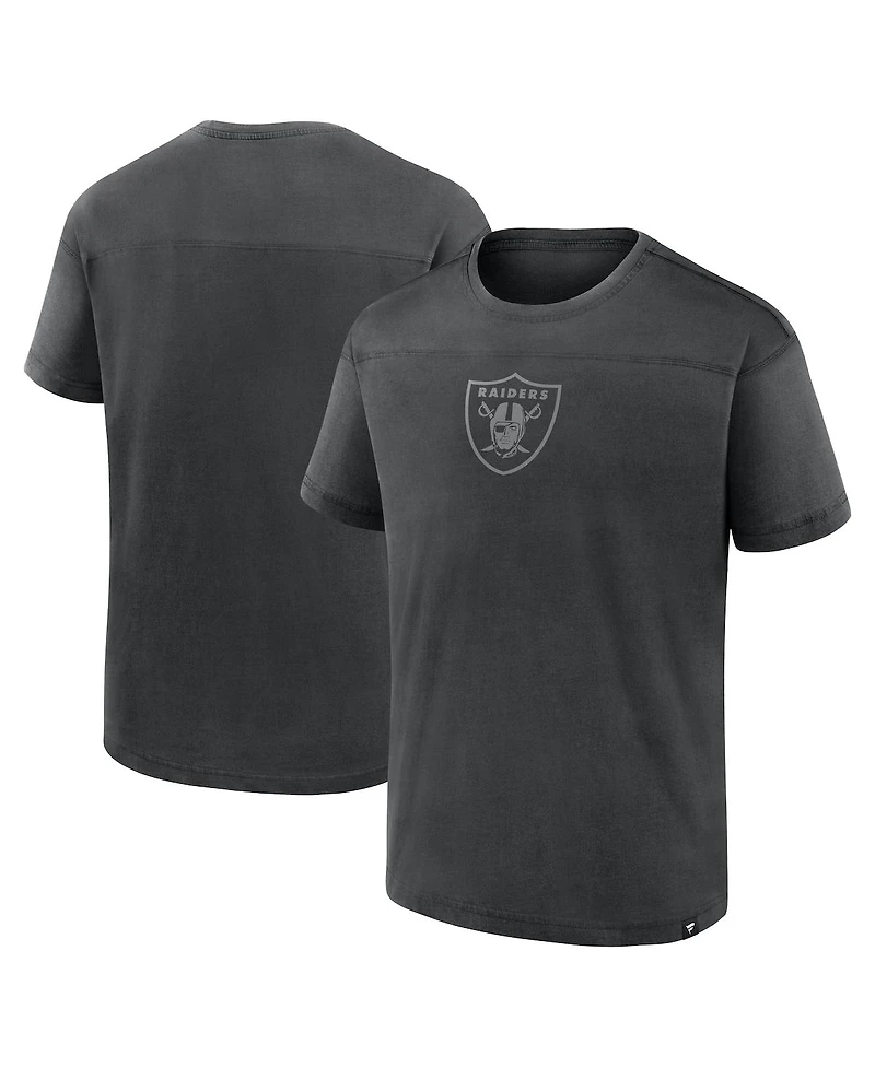 Fanatics Men's Black Las Vegas Raiders Mini Tonal T-Shirt