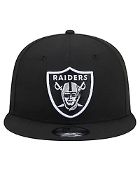 New Era Men's Black Las Vegas Raiders 9FIFTY Snapback Hat