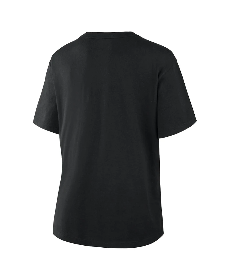 Fanatics Women's Black Minnesota Vikings Essential Legacy T-Shirt