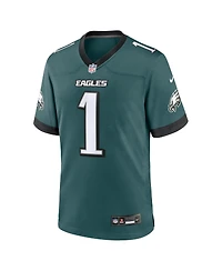Nike Men's Jalen Hurts Midnight Green Philadelphia Eagles Team Game Jersey
