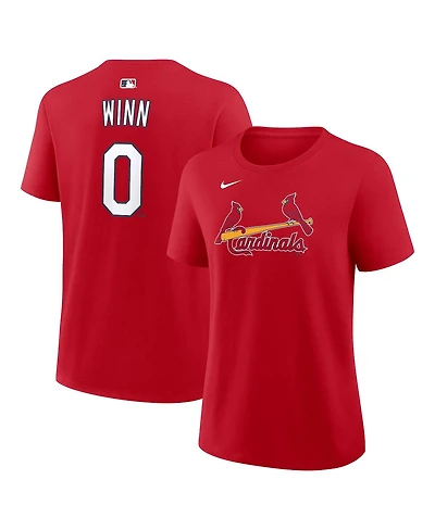 Nike Women's Masyn Winn Red St. Louis Cardinals Name Number T-Shirt