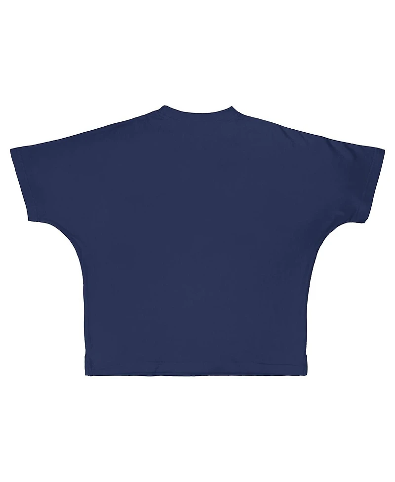 Pressbox Women's Navy Penn State Nittany Lions Flannigan Oversized T-Shirt