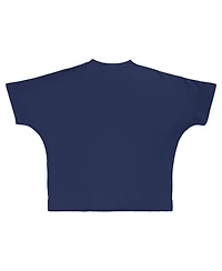 Pressbox Women's Navy Penn State Nittany Lions Flannigan Oversized T-Shirt