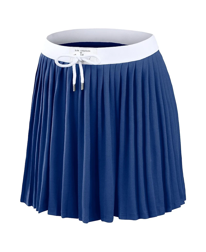Wear by Erin Andrews Women's Royal Los Angeles Dodgers Pleated Skort